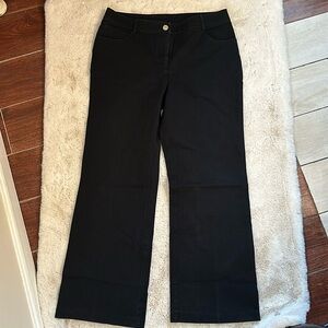 Wide leg St. John Caviar Jeans